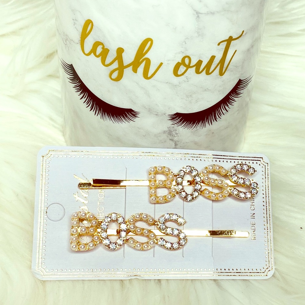 Boss hair pins